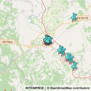 Mappa Via Ortipensi, 06059 Todi PG, Italia (2.88)