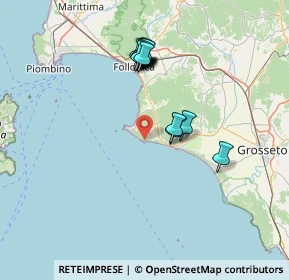 Mappa Via Rio Palma, 58043 Castiglione della Pescaia GR, Italia (13.84071)