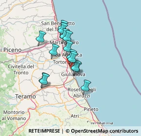 Mappa Lungomare Zara Nord, 64021 Giulianova TE, Italia (10.18357)