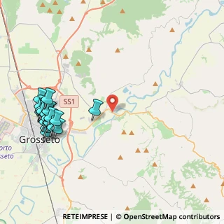 Mappa Grosseto, 58100 Istia d'Ombrone GR, Italia (5.443)