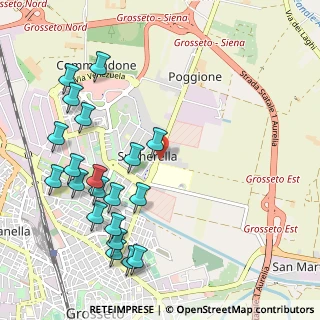 Mappa Via Senese 175. Snc, 58100 Grosseto GR, Italia (1.2805)
