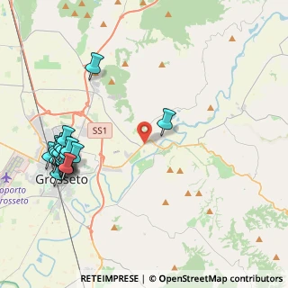 Mappa Via Scansanese, 58100 Istia d'Ombrone GR, Italia (5.34)