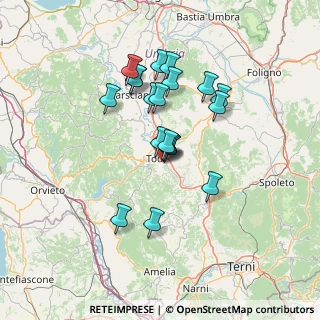 Mappa Viale del Crocefisso, 06059 Todi PG, Italia (11.931)