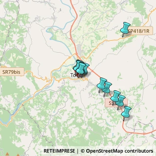 Mappa Circonvallazione Orvietana, 06059 Todi PG, Italia (2.80417)