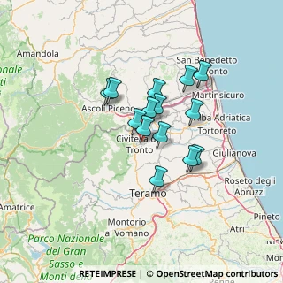 Mappa Frazione Sant'Andrea, 64010 Civitella del Tronto TE, Italia (10.26357)