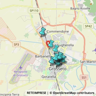 Mappa Strada, 58100 Grosseto GR, Italia (1.55222)