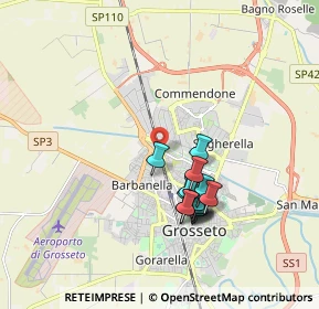 Mappa Strada, 58100 Grosseto GR, Italia (1.64071)