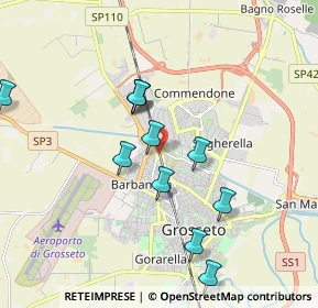 Mappa Strada, 58100 Grosseto GR, Italia (1.86273)