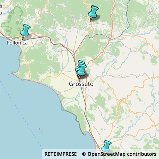 Mappa Via Polonia, 58100 Grosseto GR, Italia (33.9)