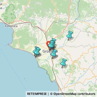 Mappa Via Alessandro Manzoni, 58100 Grosseto GR, Italia (8.40909)