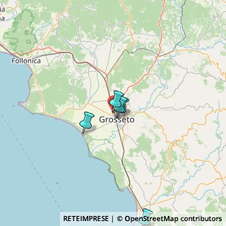 Mappa Via Alessandro Manzoni, 58100 Grosseto GR, Italia (65.7035)