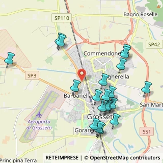 Mappa Via Alessandro Manzoni, 58100 Grosseto GR, Italia (2.4035)