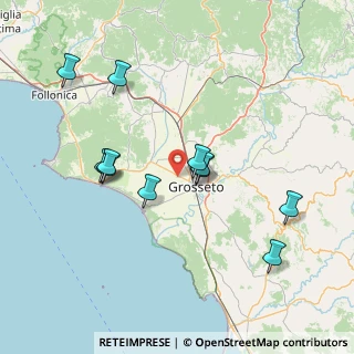 Mappa Comune di Grosseto Località Marrucheto, 58100 Grosseto GR, Italia (15.37)