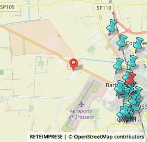 Mappa Comune di Grosseto Località Marrucheto, 58100 Grosseto GR, Italia (3.3845)