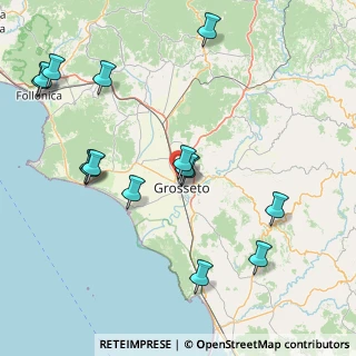 Mappa Via di Francia, 58100 Grosseto GR, Italia (19.25533)