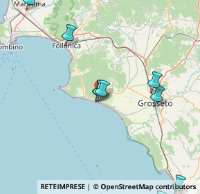 Mappa Via dei Vasai, 58043 Castiglione della Pescaia GR, Italia (28.92571)