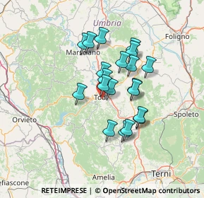Mappa Via V.Carocci, 06059 Todi PG, Italia (11.0395)