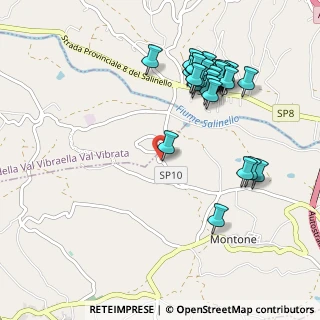 Mappa Via ponte per montone, 64023 Mosciano Sant'Angelo TE, Italia (1.12667)