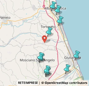 Mappa Via ponte per montone, 64023 Mosciano Sant'Angelo TE, Italia (5.06818)