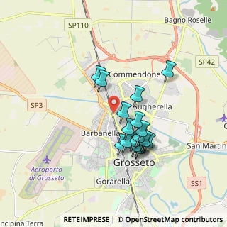 Mappa Via Monte Labro, 58100 Grosseto GR, Italia (1.57278)
