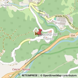 Mappa 63096 Arquata del Tronto AP, Italia, 63096 Arquata del Tronto, Ascoli Piceno (Marche)