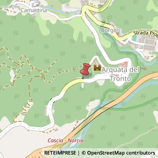 Mappa Via Fonte Abeceto, 6, 63096 Arquata del Tronto, Ascoli Piceno (Marche)