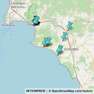 Mappa Via degli Scalari, 58043 Castiglione della Pescaia GR, Italia (14.65)