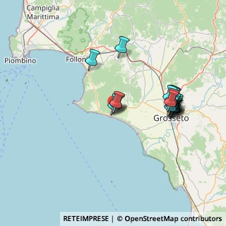 Mappa Via degli Scalari, 58043 Castiglione della Pescaia GR, Italia (15.174)