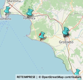 Mappa 58043 Castiglione della Pescaia GR, Italia (28.64643)