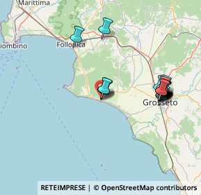 Mappa 58043 Castiglione della Pescaia GR, Italia (16.213)