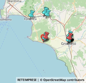 Mappa 58043 Castiglione della Pescaia GR, Italia (16.138)