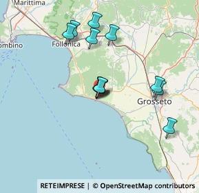 Mappa Strada Provinciale delle Padule, 58043 Castiglione della Pescaia GR, Italia (13.31917)