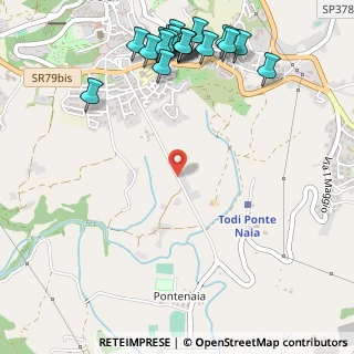 Mappa Via delle Piagge, 06059 Todi PG, Italia (0.74)