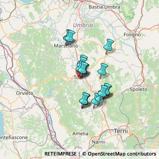 Mappa Via delle Piagge, 06059 Todi PG, Italia (10.5135)