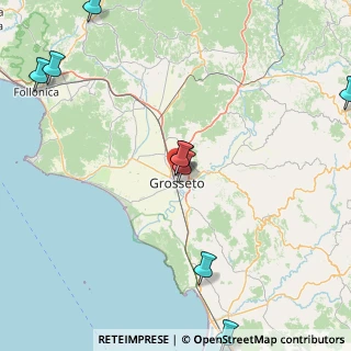 Mappa Via Adamello, 58100 Grosseto GR, Italia (28.37364)