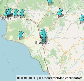 Mappa Via Adamello, 58100 Grosseto GR, Italia (21.2725)