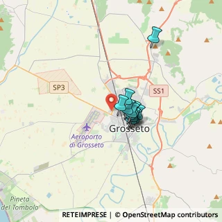 Mappa Via dell'Ametista, 58100 Grosseto GR, Italia (2.08273)