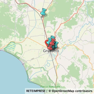 Mappa Via dell'Ametista, 58100 Grosseto GR, Italia (2.58091)