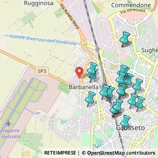 Mappa Via dell'Ametista, 58100 Grosseto GR, Italia (1.2705)