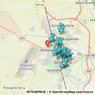 Mappa Via dell'Ametista, 58100 Grosseto GR, Italia (1.581)