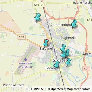 Mappa Via dell'Ametista, 58100 Grosseto GR, Italia (2.26727)