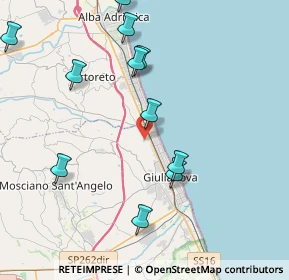 Mappa Via l'Aquila, 64021 Giulianova TE, Italia (4.68)