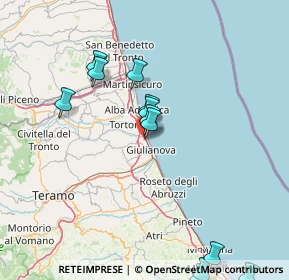 Mappa Via l'Aquila, 64021 Giulianova TE, Italia (18.18333)