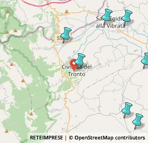 Mappa Piazza Franciscus Filippi Pepe, 64010 Civitella del Tronto TE, Italia (7.08)