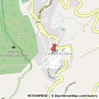 Mappa Via alfieri vittorio 20, 58100 Castell'Azzara, Grosseto (Toscana)