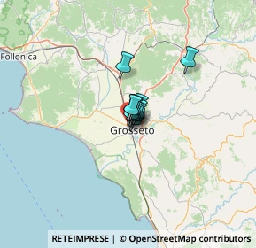 Mappa Via Girolamo Rovetta, 58100 Grosseto GR, Italia (3.68727)
