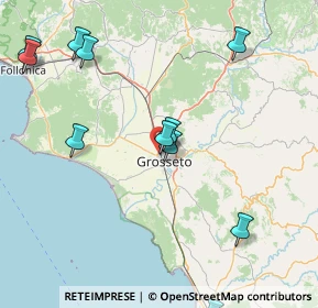 Mappa Via Girolamo Rovetta, 58100 Grosseto GR, Italia (21.43417)
