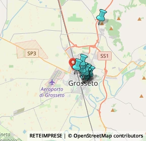 Mappa Via Girolamo Rovetta, 58100 Grosseto GR, Italia (1.84364)