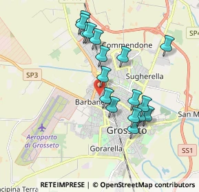 Mappa Via Girolamo Rovetta, 58100 Grosseto GR, Italia (1.80412)