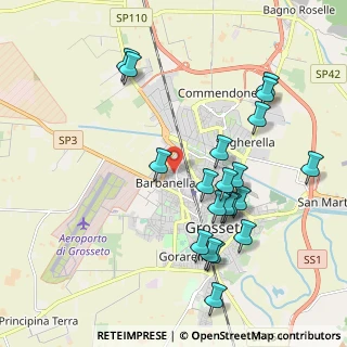 Mappa Via Girolamo Rovetta, 58100 Grosseto GR, Italia (2.1995)